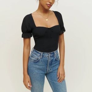 Reformation Delevan Top Blouse - Size 6 NEW